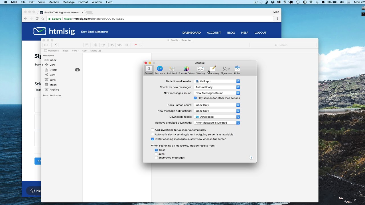 Mac sierra mail app signs out of gmail account free